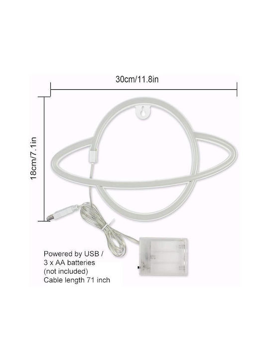 Planet Planet Decorative Lamp Blue