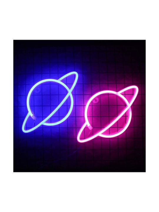 Planet Planet Decorative Lamp Blue