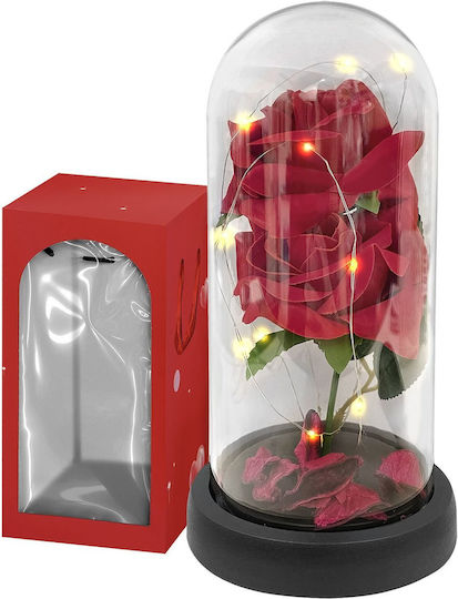 Carnavalista Dekorative Lampe Unendliche Rose Rosa