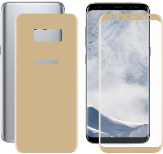 Hat-prince Front 3D 0.26mm Full Face Tempered Glass Aur (Galaxy S8)