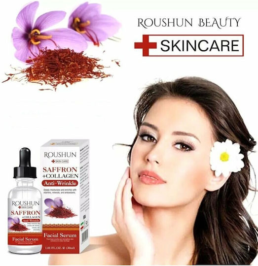 Serum Facial Șofran Colagen Hidratant Anti-rid Roushun 30 Ml