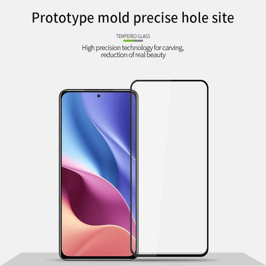 2.5D Tempered Glass Μαύρο (Redmi Note 13 4G)