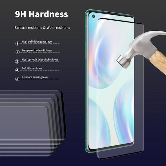 Hat-prince 3D 0.26mm Full Face Tempered Glass (OnePlus 8)