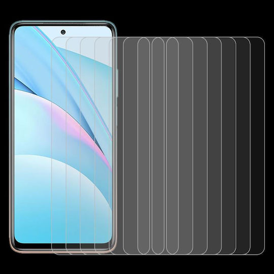 2.5D 0.26mm Tempered Glass 10pcs (Mi 10T / Mi 10T ProOnePlus 10T 5G)