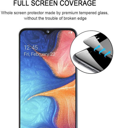 Full Glue Full Face Tempered Glass (Galaxy A20e)