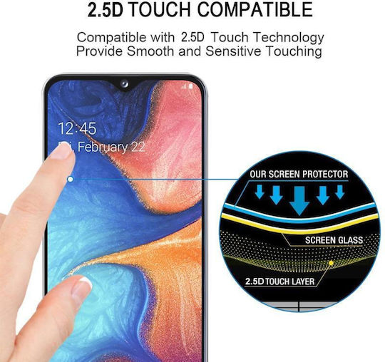 Full Glue Full Face Tempered Glass (Galaxy A20e)