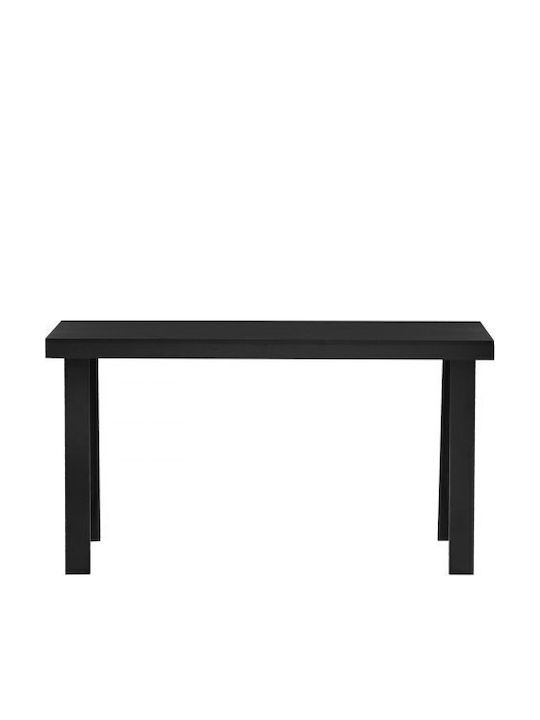 Wooden Console Table Black L140xW30.5xH55.1cm