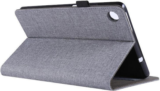 Lenovo Tab M8 Οριζόντια Flip Tpu + Ύφασμα Pu Δέρμα Προστατευτική Θήκη Όνομα Clip Κάρτα Rose Red