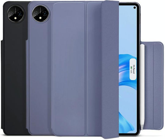 Huawei Matepad 11 2021 3-fach Doppelseitiger Clip Schnalle Magnetische Smart Tablet Hülle Lavendel