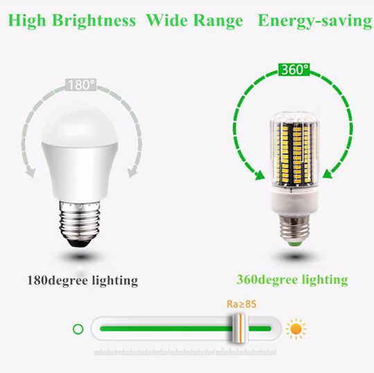 Крушка LED крушки 12W за фасунга E27 Топло бяло 1100лм 6бр