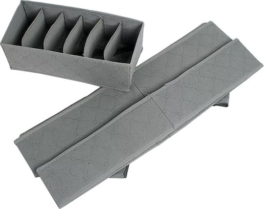 Organizator De Sertare Gri 10x30x10cm 3 Bucăți