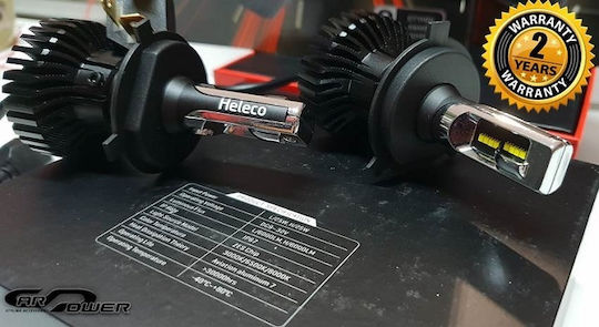 Heleco Λάμπες Αυτοκινήτου HB3 LED 6500K Ψυχρό Λευκό 12-24V 50W 2τμχ
