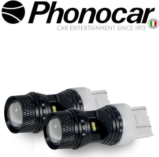 Phonocar Λάμπες T20 Canbus LED 6000K Ψυχρό Λευκό 12V 2τμχ