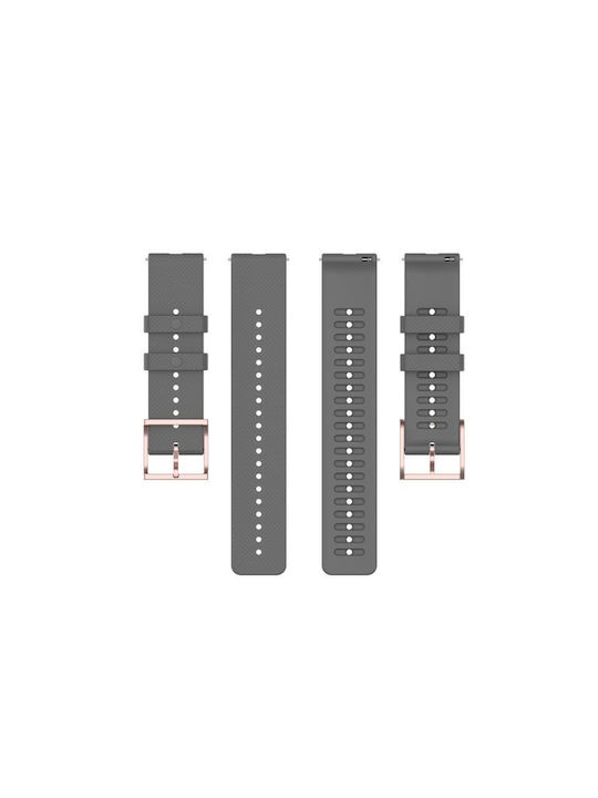 Polar Grit X Vantage M 22mm Dot Texture Watch Band Grey