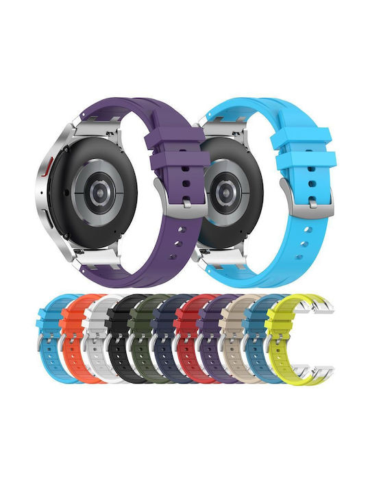 Strap Silicone Silver (Huawei Watch GT2 / GT3 (42mm) / GT3 Pro (43mm))