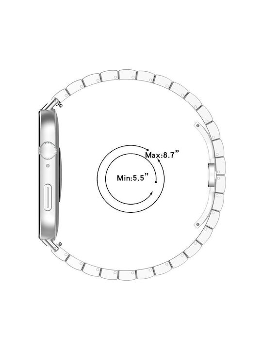 Huawei Watch Fit3 Ein Perle Rostfreier Stahl Silber