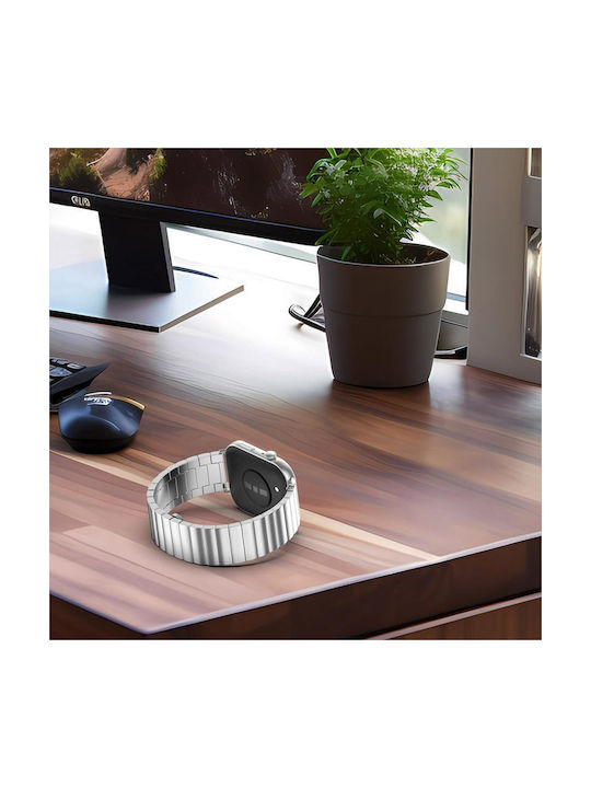 Huawei Watch Fit3 Ein Perle Rostfreier Stahl Silber