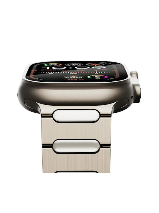 Silver Strap Galaxy Watch Ultra Ultra 2 Apple Watch 38/40/41/42mm