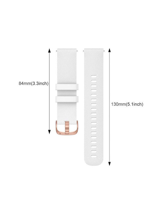 Каишка Силикон Розово злато (Garmin Vivoactive 5)