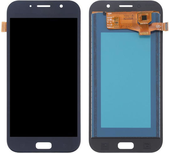Screen with Touch Mechanism for Galaxy A7 (2017), A720FA, A720F/DS (Black)