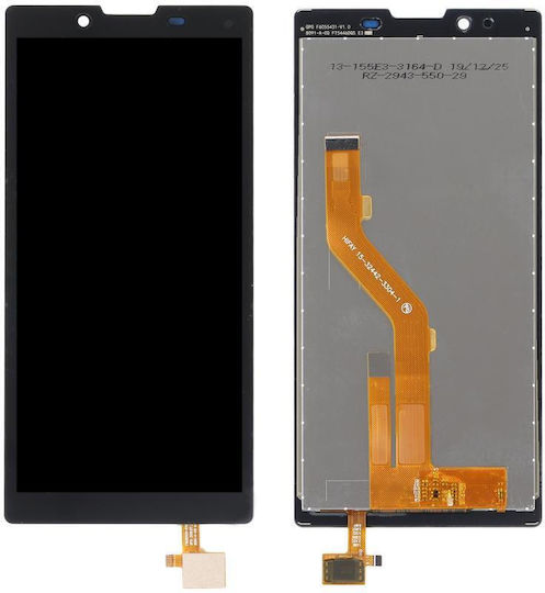 Οθόνη mit Touch-Mechanismus für Cubot King Kong 3 (Schwarz)