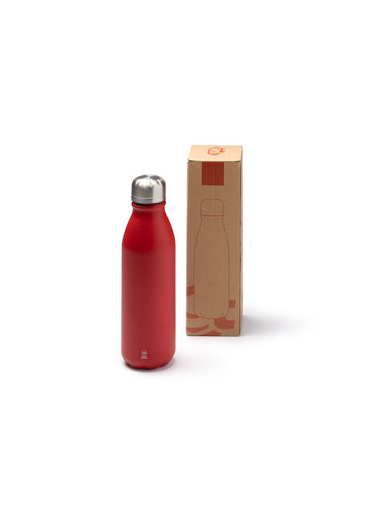 Sticla de apa Din aluminiu 550ml Roșu