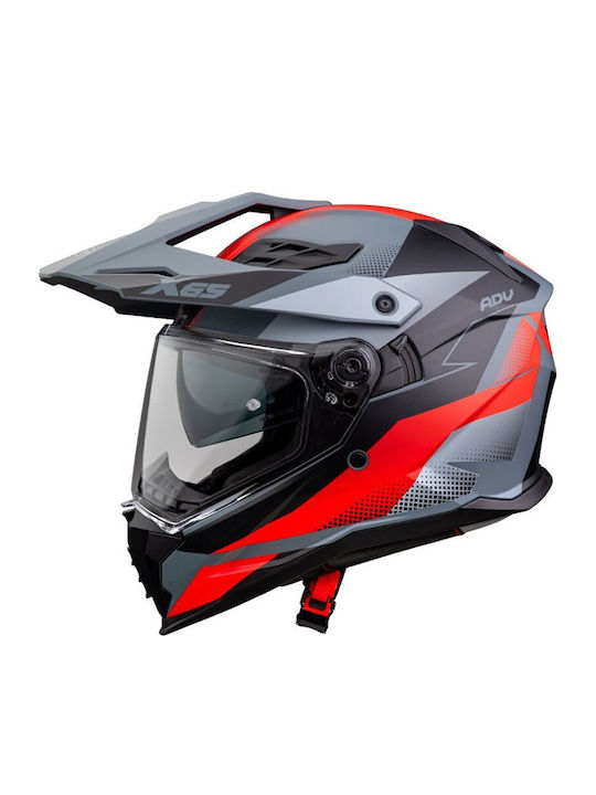 Pilot Atacama SV Green / Red Motorcycle Helmet Full Face ECE 22.06 1550gr with Pinlock and Sunvisor