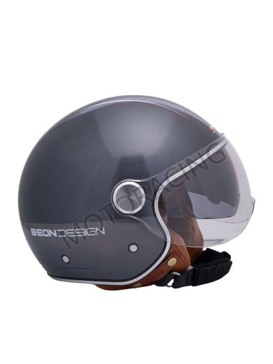 Beon B-120 Κράνος Μηχανής Jet ECE 22.06 με Sunvisor
