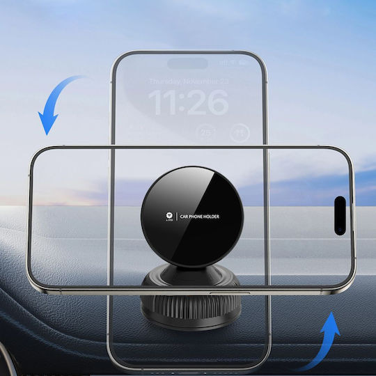 Lito Suport Auto pentru Telefon cu magnet Neagră