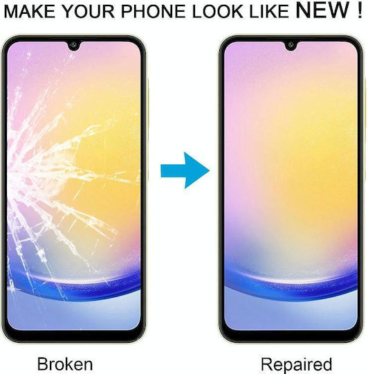 Mobile Phone Touch Panel Front Screen for Samsung Galaxy A25 5G SM-A256B (Black)