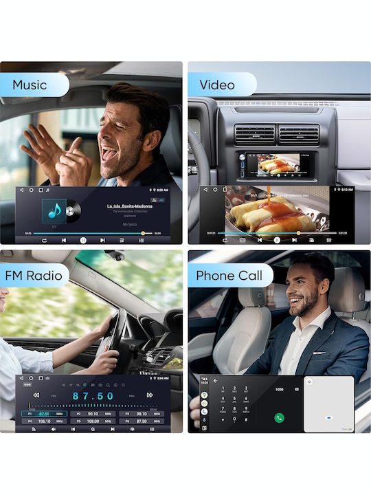 LM Digital Car Audio System 2011+ Bluetooth USB WiFi GPS Apple CarPlay Android Auto with 6.86" Touch Screen