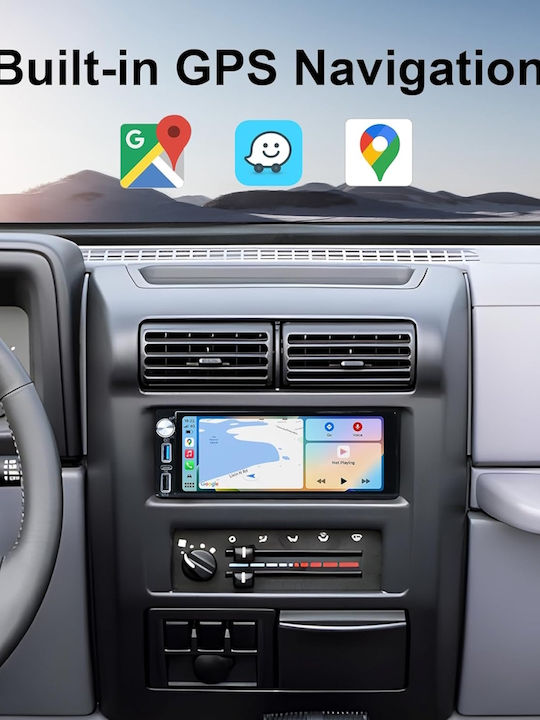 LM Digital Car Audio System 2011+ Bluetooth USB WiFi GPS Apple CarPlay Android Auto with 6.86" Touch Screen