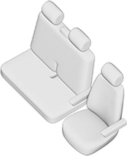 Set Umbrella Chairs Vw T5 2+1 Transporter Van 2003-2014
