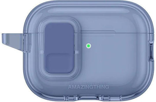 AmazingThing Minimal Θήκη Σιλικόνης με Γάντζο Ultramarine για Apple AirPods Pro 3
