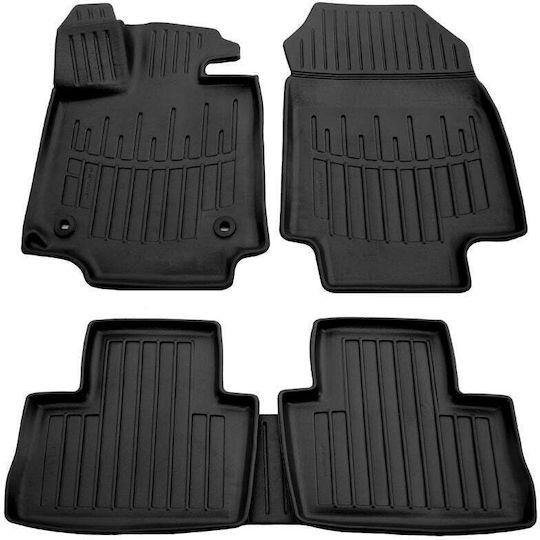 Race Axion Set of Front and Rear Mats 5pcs Tray Type for Toyota RAV 4 2021 Black