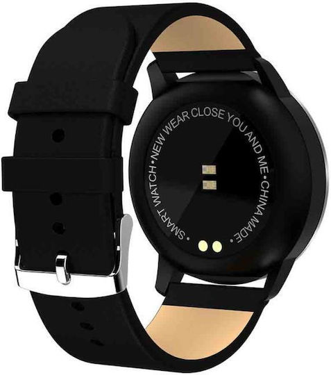 Smartwatch με Παλμογράφο (Μαύρο)