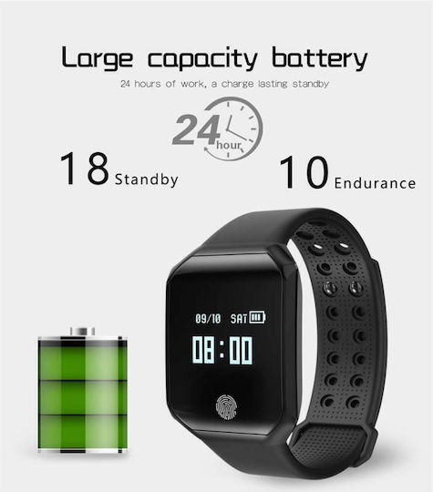 Z66 Smartwatch με Παλμογράφο (Μπλε)