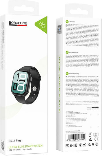 Borofone Bd14 Smartwatch (Μαύρο)