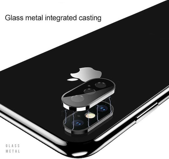 Camera Protection Metal Frame Silver for the iPhone X
