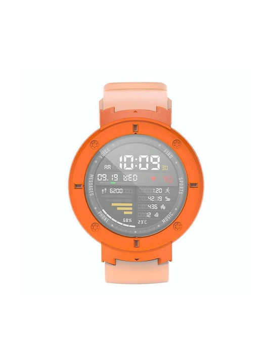 Plastikhülle in Orange Farbe für Amazfit Verge
