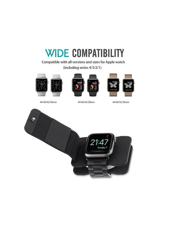 Silicone Case in Black color for Apple Watch 38mm & 42mm (Series 1 & 2)