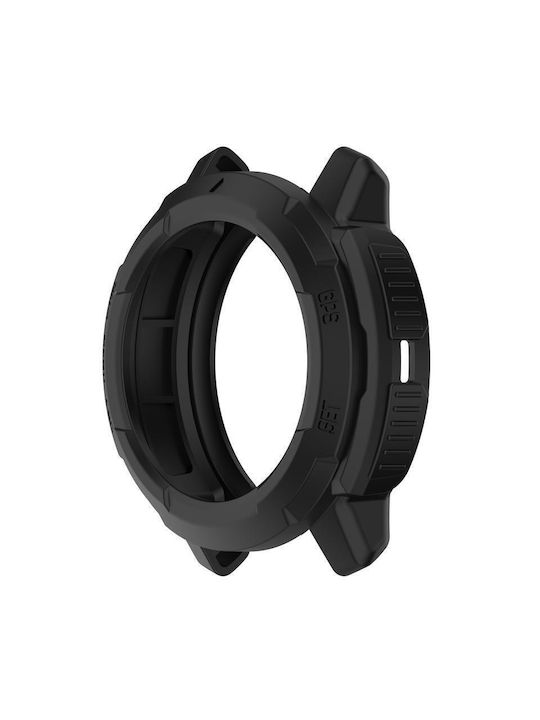 Armor Silicone Case in Black color for Garmin Instinct Crossover