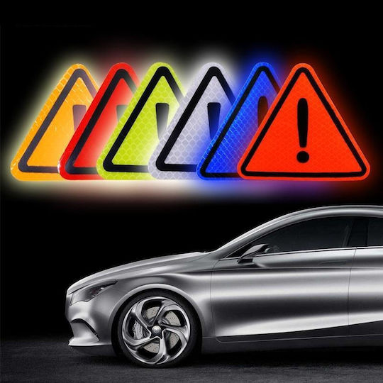Car Tail Triangle Reflective Car Stickers Car Stickers Car Stickers Car Stickers Warning Warning Danger Blue Car Stickers