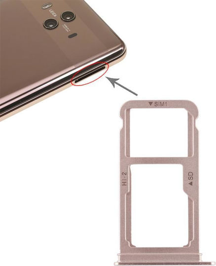 Sim-Kartenhalterung Gold für Huawei Mate 10