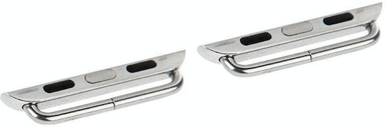Strap Connectors for Apple Watch (42mm) Silver Argintiu (Apple Watch 42mm)
