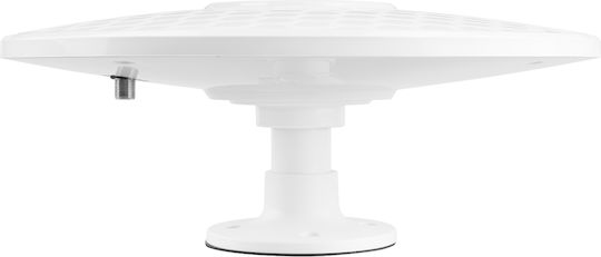 Maclean Energy Car Antenna Roof Electric for TV in White Color