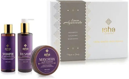 Ayurvedic Hair Care Set Shampoo Conditioner Mask Isha