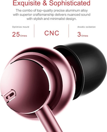 SAS4418RG In-ear Handsfree Headphones with Connector 3.5mm Gold