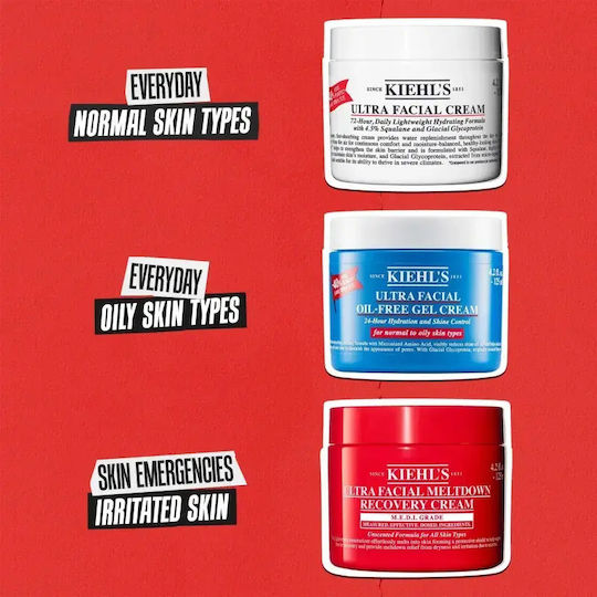 Light Regenerating Cream Kiehl's Ultra Facial Meltdown Recovery Cream Capacity Ml 50