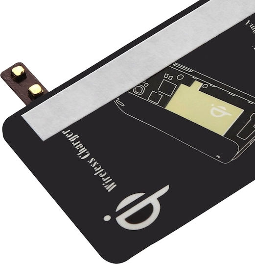 Qi Charging Receiver micro USB-B in Black color